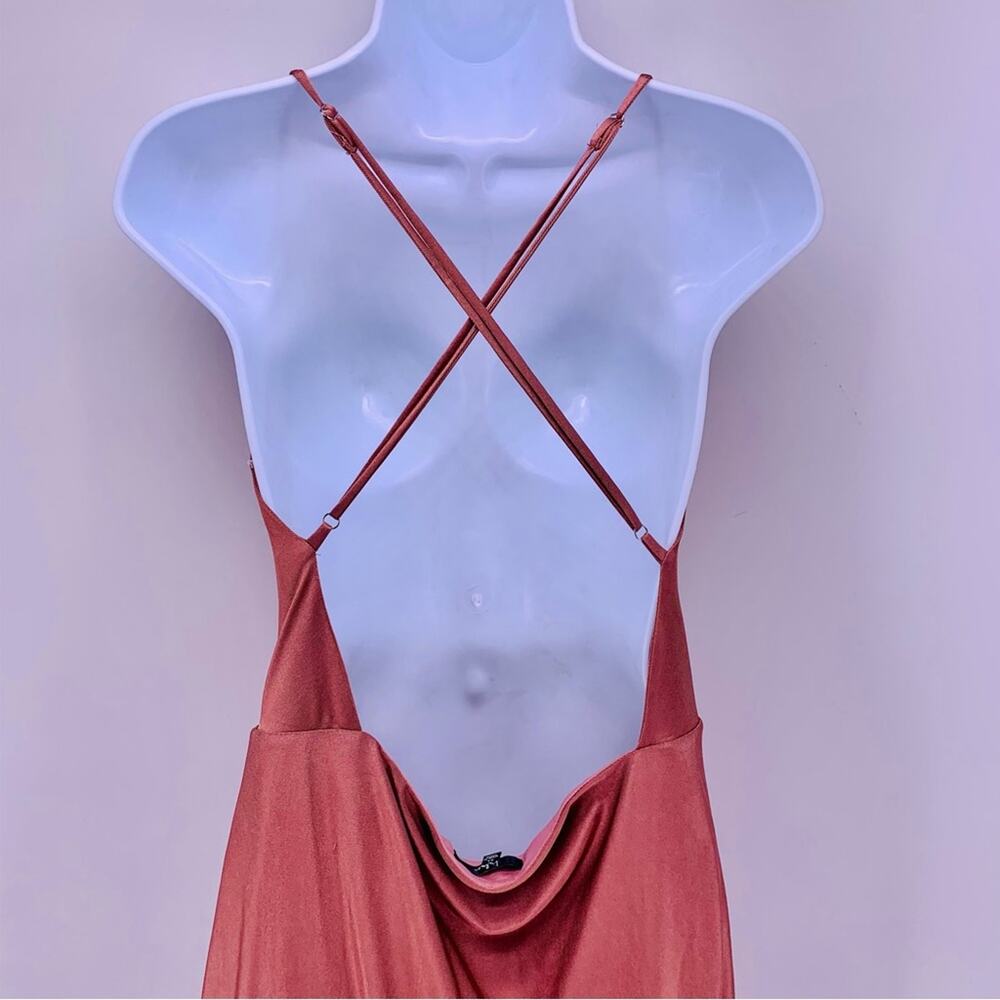 Lulu's Rust Midi Dress - Picture 5 of 10